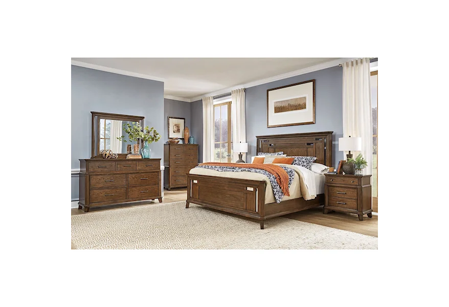 Filson Creek Queen Bedroom Group  by AAmerica at Esprit Decor Home Furnishings